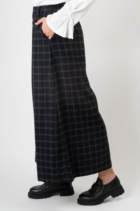 Karierte Hakama Hose